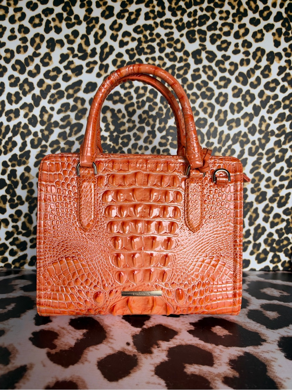 HTF COLOR BRAHMIN CAMI SOLA ORANGE NWT $325 FIRM
